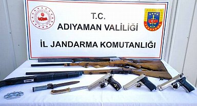 Adıyaman'da jandarma devriyesinde 2 gözaltı