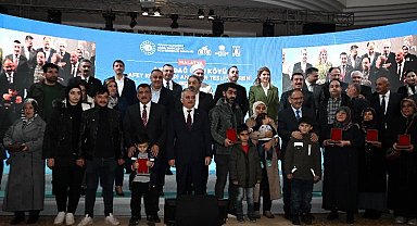 Afet köy evleri sahiplerine teslim ediliyor