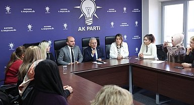 AK Parti Kayseri Melikgazi'ye hayırlı olsun ziyareti