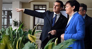 Alman Bakan'dan Başkan Dündar'a ziyaret