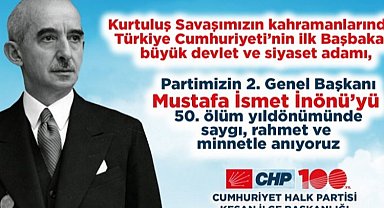 Anıl Çakır'dan İsmet İnönü için anma mesajı
