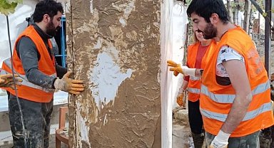 Aydın'da AFAD gönüllüleri yaraları sarıyor