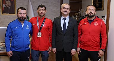 Başkan Çiftçi, Dünya ikincisini ağırladı