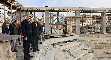 Başkan Çiftçi, Kapalı Spor Salonu projesini inceledi