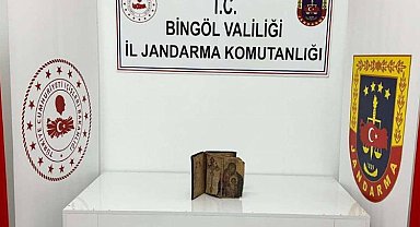 Bingöl'de tarihi eser kaçakçılığı operasyonu