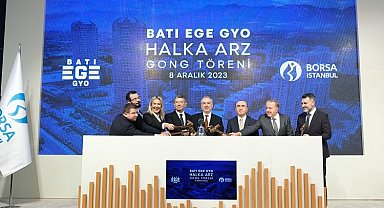 Borsada gong Batı Ege GYO için çaldı