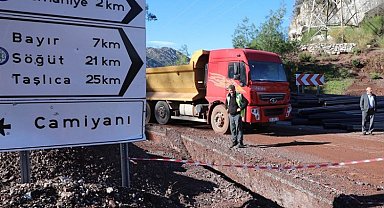 Bozburun içme suyu hattı ilerliyor