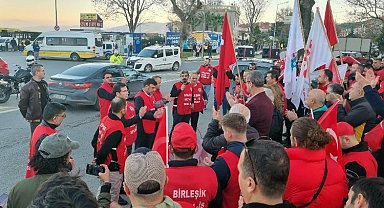 Bursa'da metal işçileri seslerini Mudanya'dan yükseltti