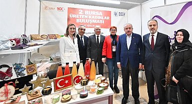 Bursa'da 'Üreten Kadınlar' buluşması