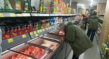 Bursa'da yılbaşı öncesi gıda güvenliği denetimi