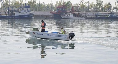 Denizden mikroplastik topladılar