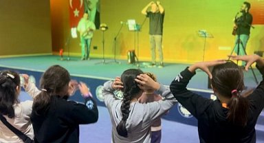 Dilovası çocuklar doyasıya eğlendi