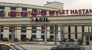 Düzce'de çatıdan düşen işçi ağır yaralandı