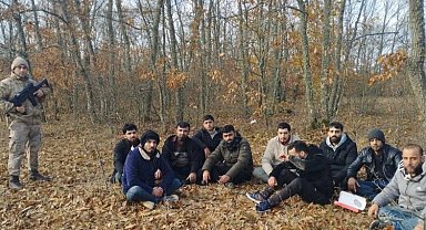 Edirne Jandarması, 1 haftada 262 kaçak göçmen yakaladı