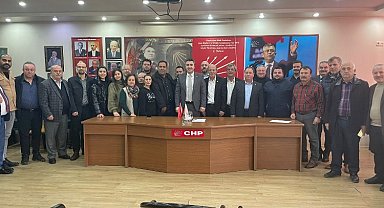 Edirne Keşan'da CHP'li aday adayları ön seçim kurasında