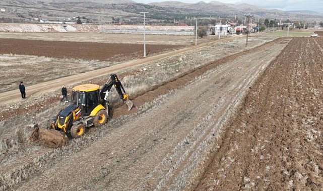 Elmalı Çobanisa Mahallesi'ne kapalı devre sulama sistemi