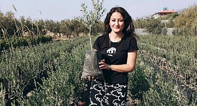 Endüstri mühendisinden depremzedelere fidan desteği