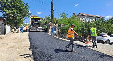 Gebze'de 2 ayda 27 bin 320 ton asfalt serildi