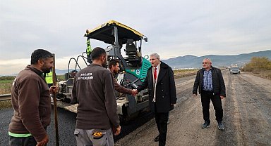 Geyve kırsalında hummalı çalışma