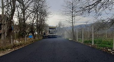 Gökçeli yolu sıcak asfalta kavuşuyor