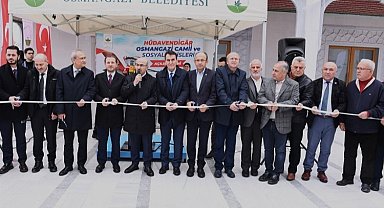 Hüdavendigâr Osmangazi Camii dualarla ibadete açıldı