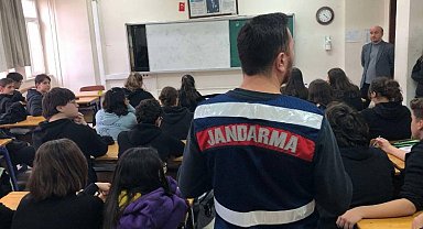 Jandarma'dan Keşan'da öğrencilere siber suç farkındalığı