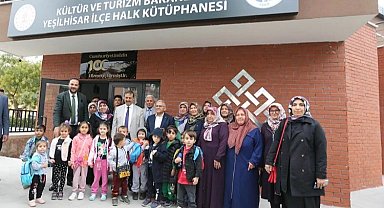 Kayseri Büyükşehir'den Yeşilhisar'a halk kütüphanesi