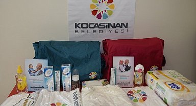 Kayseri Kocasinan'dan 'hoş geldin bebek' hediyesi
