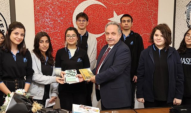 Kayseri Talaslı öğrencilerden belediyeye ziyaret