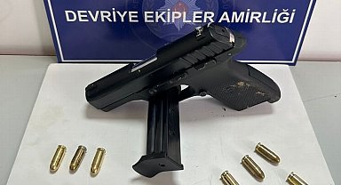 Keşan'da ruhsatsız silahla yakalandı