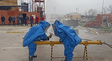 Kocaeli İtfaiyesi'nden KBRN eğitimi