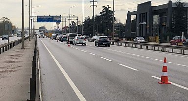 Kocaeli'de D-100 Ankara yönü asfaltlandı