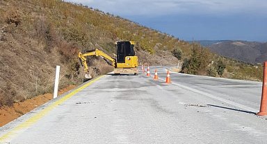 Manisa'da 'beton hendek' ile yollara güven geldi