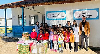 Manisa'da yeni yıl öncesi iç ısıtan hediye