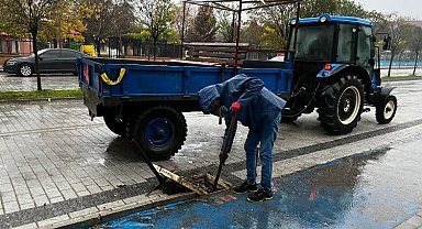 MASKİ ekipleri yağışlara karşı sahada