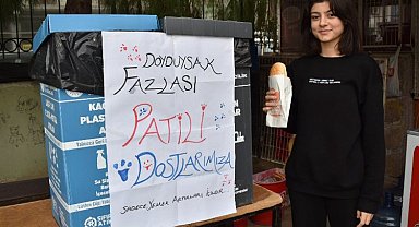 Okul kantincisinden sokak hayvanlarına önemli proje