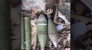 Pençe Yıldırım'da teröristlerin inlerinden çok sayıda mühimmat çıktı