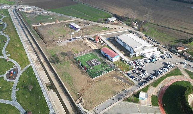 Silivri'de Spor Adası'nın temeli atıldı