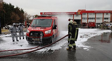 "Uluslararası İtfaiye Eğitim Programı Tatbikatı" gerçekleştirildi