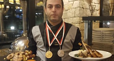 Uluslararası yarışmada Edirneli şef aşçıya çifte ödül