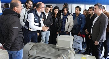 Üniversitelilerden ASAT Tesisi'ne teknik gezi