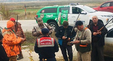 Uzunköprü'de avcılara yönelik denetim
