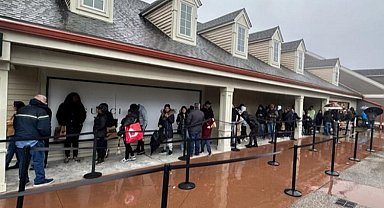 Yeni yıl öncesi New Jersey'de alışveriş çılgınlığı