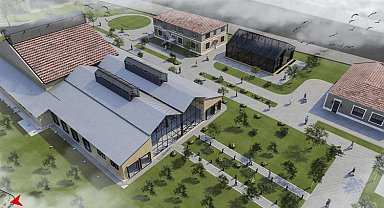 Balıkesir'de tarihi gar binalarında restorasyon sürüyor