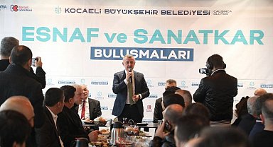 Başkan Büyükakın'dan Gölcük'te esnaf buluşması