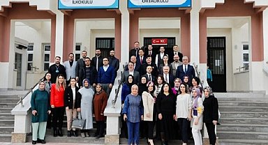 Başkan Savran karne heyecanına ortak oldu