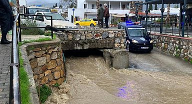 Bodrum'da yılın ilk gününde ekipler sahadaydı