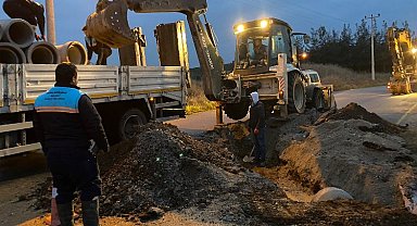 Çepnidere Kavşağında taşkın önlemi