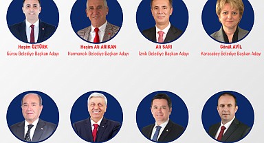 Chp Bursa'da 8 ilçenin adayı belli oldu