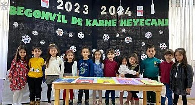 Çocukların karne heyecanına ortak oldular